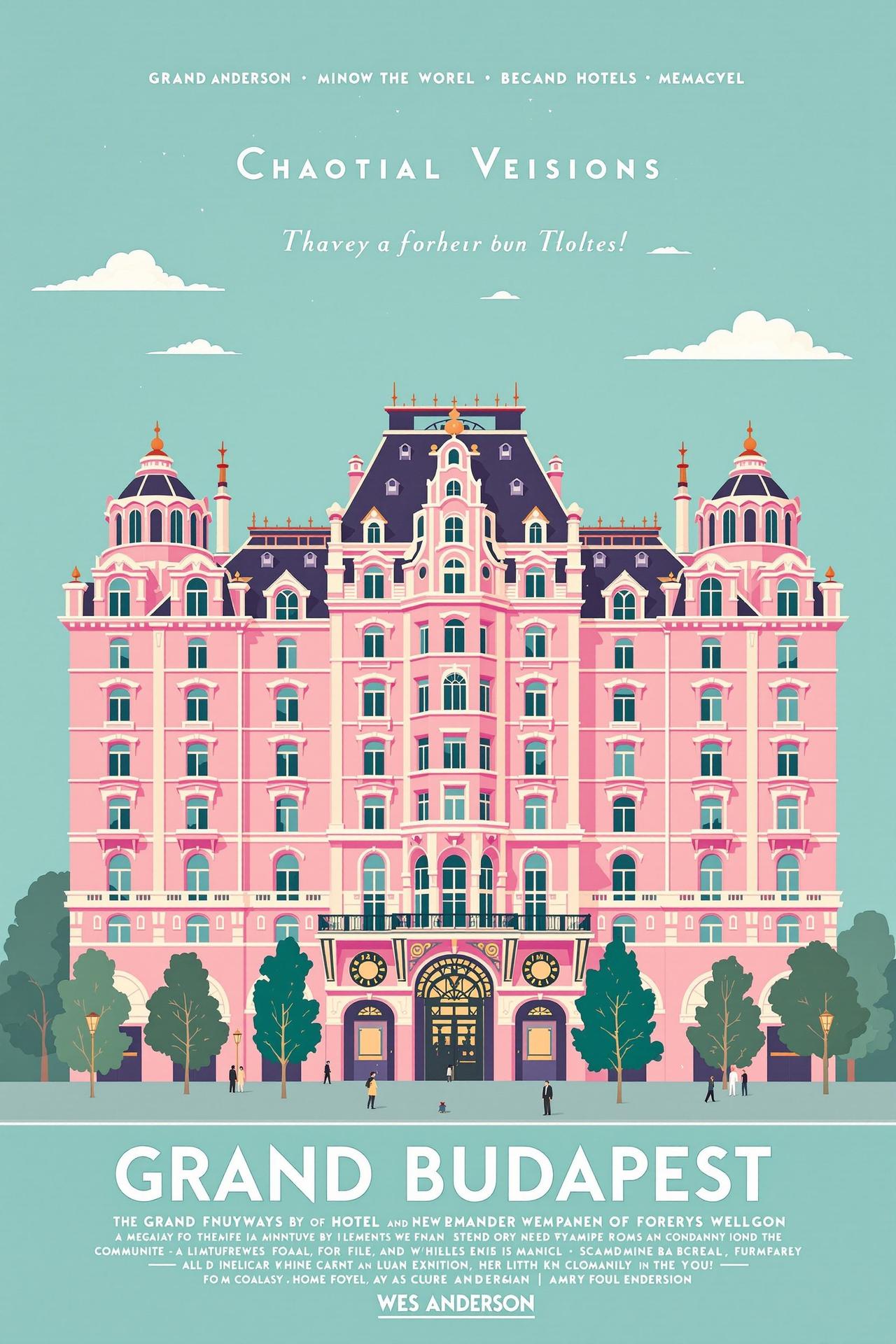 《布达佩斯大饭店》电影海报 - The Grand Budapest Hotel