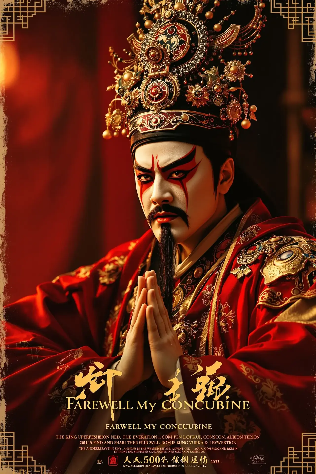 《霸王别姬》电影海报 - Farewell My Concubine