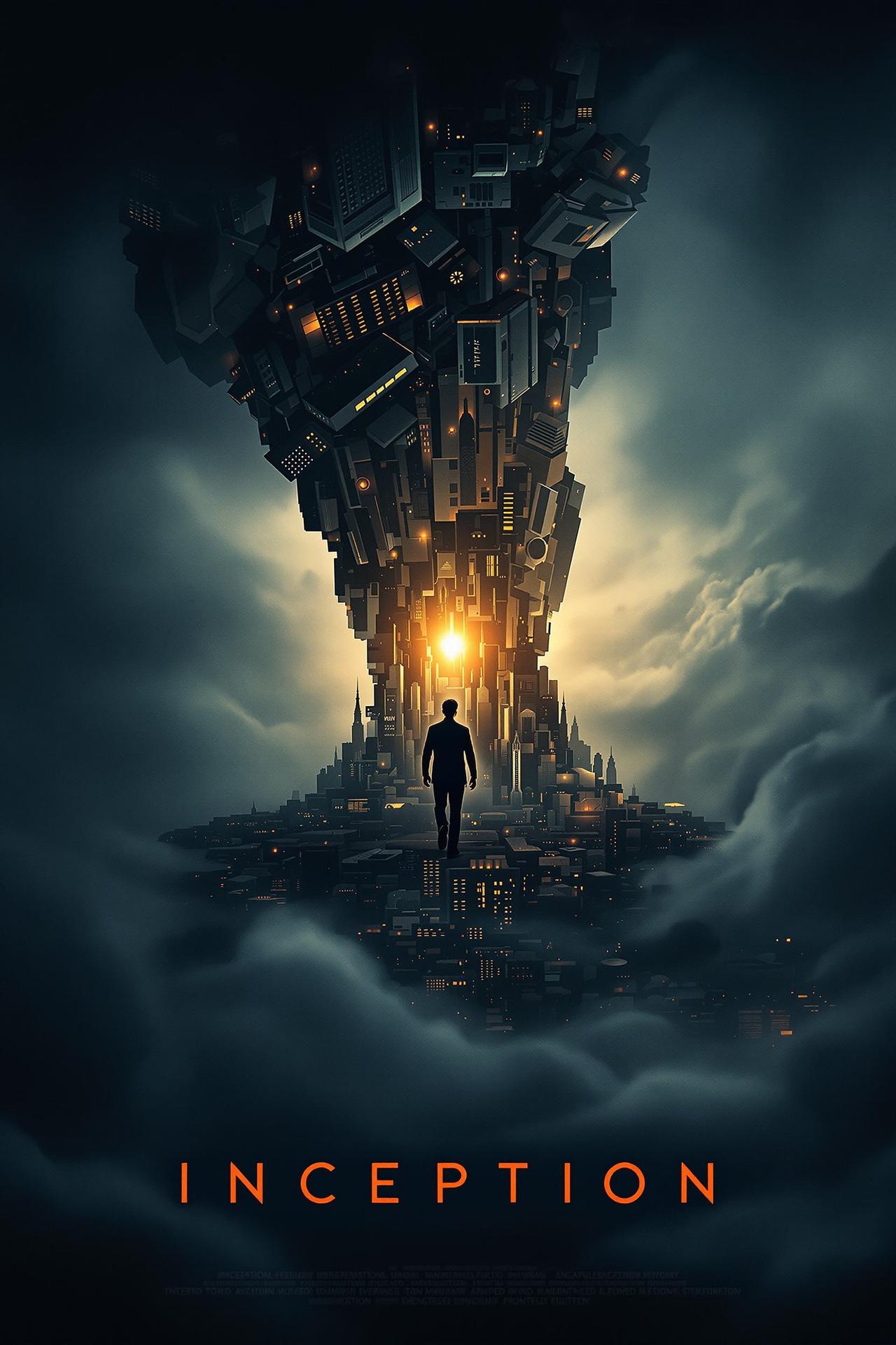 《盗梦空间》电影海报 - Inception